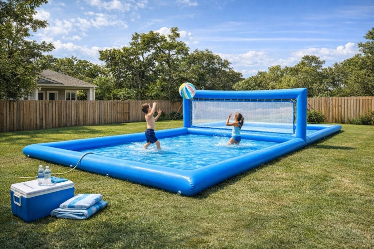 Inflatable Water Volleyball Court